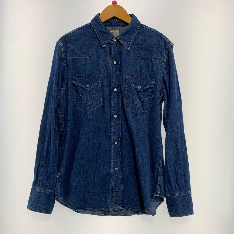 【中古品】【メンズ】 ORSLOW オアスロウ デニムウエスタンシャツ 140-260818-nm-62-tei サイズ：2 万代Net店