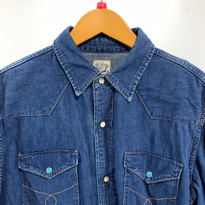 【中古品】【メンズ】 ORSLOW オアスロウ デニムウエスタンシャツ 140-260818-nm-62-tei サイズ：2 万代Net店