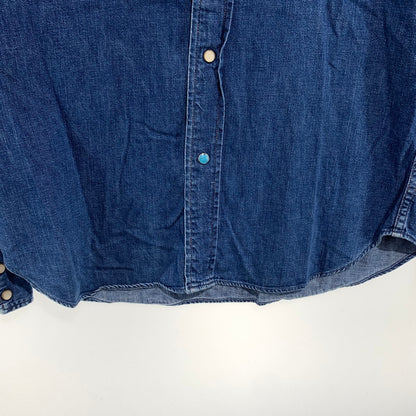 【中古品】【メンズ】 ORSLOW オアスロウ デニムウエスタンシャツ 140-260818-nm-62-tei サイズ：2 万代Net店