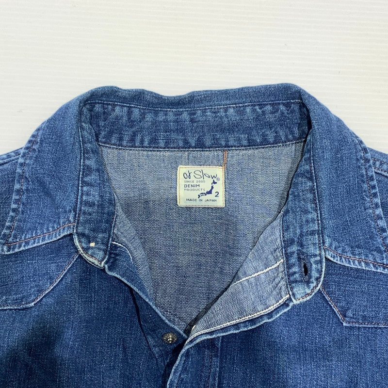 【中古品】【メンズ】 ORSLOW オアスロウ デニムウエスタンシャツ 140-260818-nm-62-tei サイズ：2 万代Net店