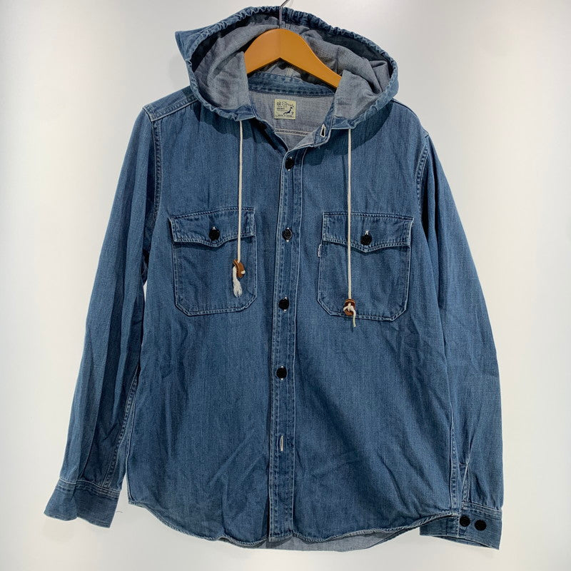 【中古品】【メンズ】 ORSLOW オアスロウ フード付きデニムシャツ 140-260818-nm-63-tei サイズ：2 万代Net店
