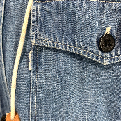 【中古品】【メンズ】 ORSLOW オアスロウ フード付きデニムシャツ 140-260818-nm-63-tei サイズ：2 万代Net店