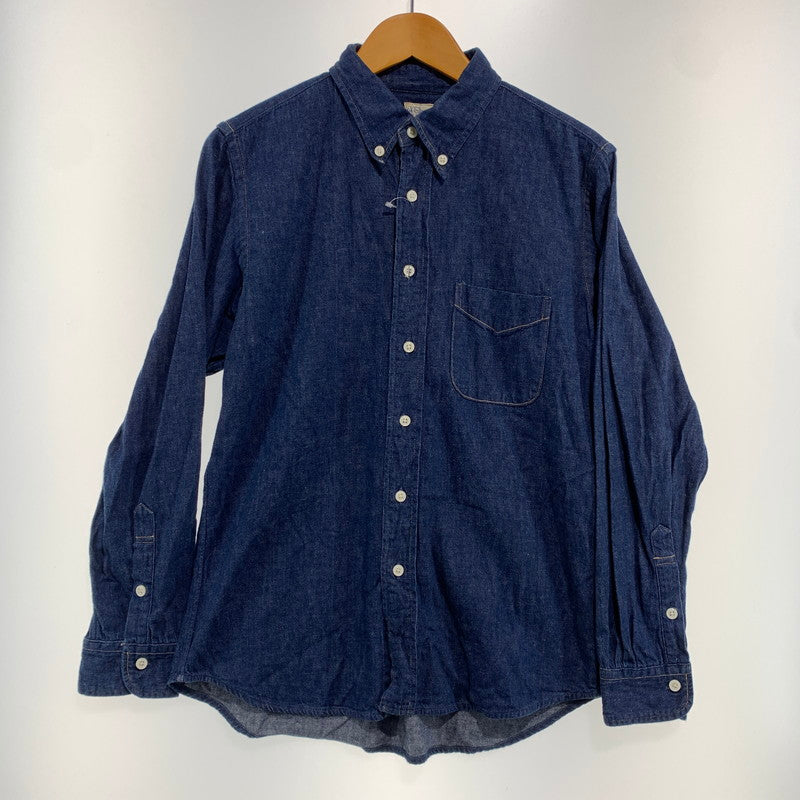 【中古品】【メンズ】 ORSLOW オアスロウ ボタンダウンデニムシャツ 140-260818-nm-61-tei サイズ：2 万代Net店