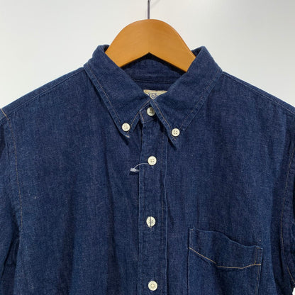 【中古品】【メンズ】 ORSLOW オアスロウ ボタンダウンデニムシャツ 140-260818-nm-61-tei サイズ：2 万代Net店