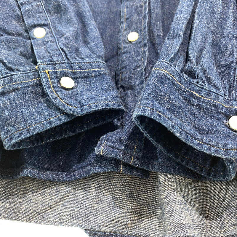 【中古品】【メンズ】 ORSLOW オアスロウ ボタンダウンデニムシャツ 140-260818-nm-61-tei サイズ：2 万代Net店