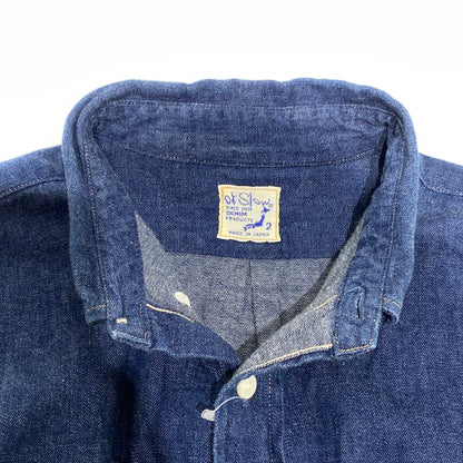【中古品】【メンズ】 ORSLOW オアスロウ ボタンダウンデニムシャツ 140-260818-nm-61-tei サイズ：2 万代Net店