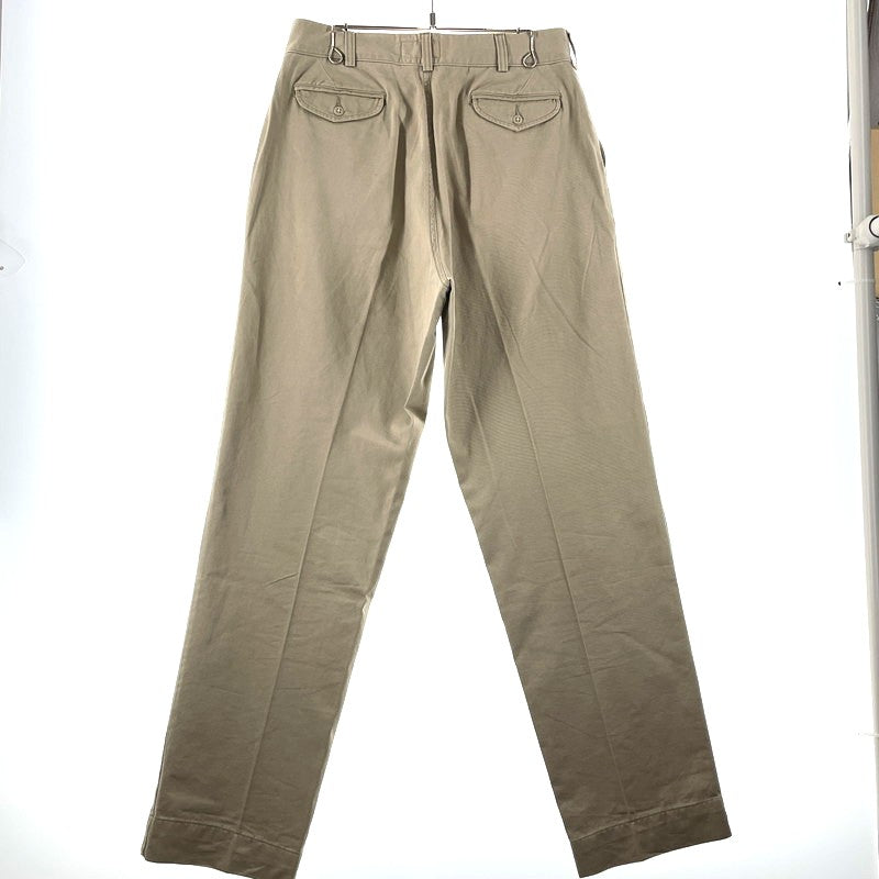 【中古品】【メンズ】 POLO SPORTS RALPH LAUREN ポロスポーツ ラルフローレン 90's CHINO TROUSERS PANTS 31434C 90年代 チノ トラウザーズ パンツ ボトムス 156-260217-yo-13-tei サイズ：W34　L34 カラー：ベージュ 万代Net店
