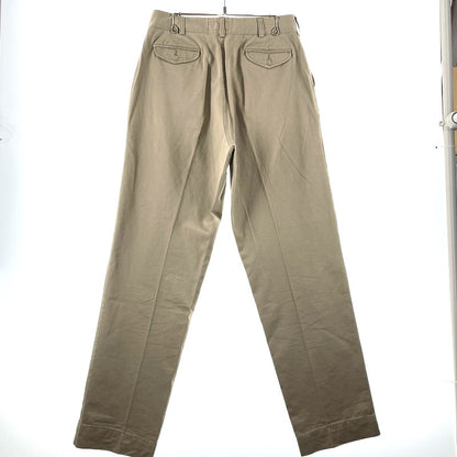 【中古品】【メンズ】 POLO SPORTS RALPH LAUREN ポロスポーツ ラルフローレン 90's CHINO TROUSERS PANTS 31434C 90年代 チノ トラウザーズ パンツ ボトムス 156-260217-yo-13-tei サイズ：W34　L34 カラー：ベージュ 万代Net店