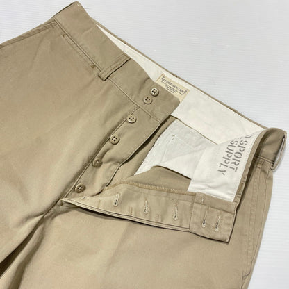 【中古品】【メンズ】 POLO SPORTS RALPH LAUREN ポロスポーツ ラルフローレン 90's CHINO TROUSERS PANTS 31434C 90年代 チノ トラウザーズ パンツ ボトムス 156-260217-yo-13-tei サイズ：W34　L34 カラー：ベージュ 万代Net店