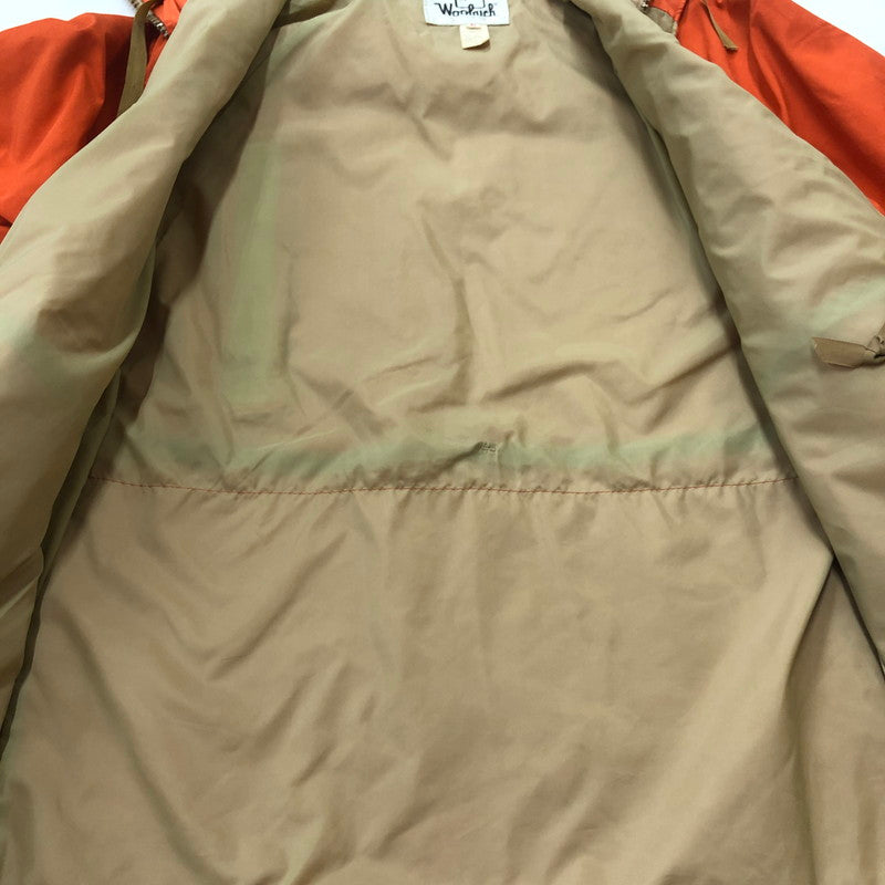 【中古品】【メンズ】 WOOLRICH ウールリッチ MOUNTAIN JACKET VINTAGE マウンテン ジャケット アウター ナイロンジャケット コート 144-260217-ko-05-tei サイズ：L カラー：オレンジ 万代Net店