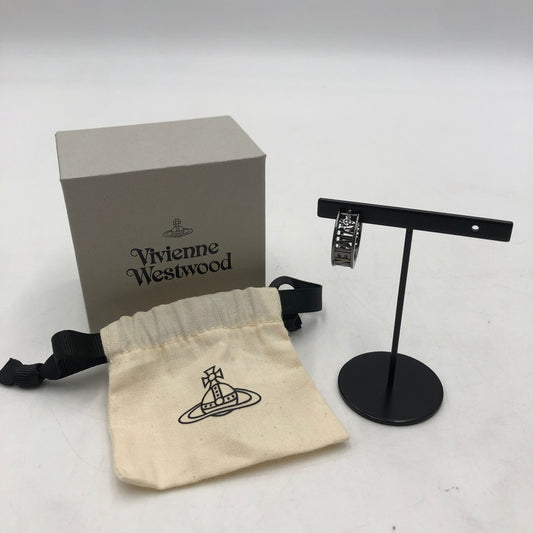【中古品】【メンズ】 Vivienne WestwoodMAN ヴィヴィアンウエストウッドマン MAN WESTMINSTER シングルフープピアス 1252961062 アクセサリー 192-260218-ks-21-tei カラー：ブラック 万代Net店