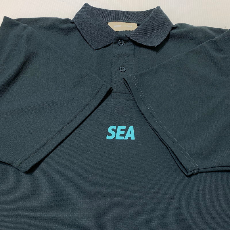 【中古品】【メンズ】 WINDANDSEA ウィンダンシー CT S/S POLO SHIRT WDS-0-ESSA-24Q4-CS-03 ショートスリーブ ポロシャツ 半袖 トップス 142-260703-yo-10-tei サイズ：M カラー：ダークグリーン系 万代Net店