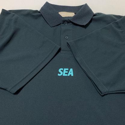 【中古品】【メンズ】 WINDANDSEA ウィンダンシー CT S/S POLO SHIRT WDS-0-ESSA-24Q4-CS-03 ショートスリーブ ポロシャツ 半袖 トップス 142-260703-yo-10-tei サイズ：M カラー：ダークグリーン系 万代Net店