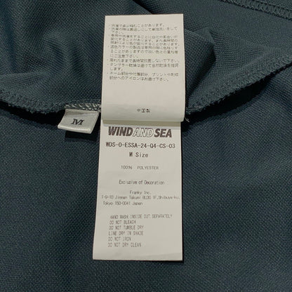 【中古品】【メンズ】 WINDANDSEA ウィンダンシー CT S/S POLO SHIRT WDS-0-ESSA-24Q4-CS-03 ショートスリーブ ポロシャツ 半袖 トップス 142-260703-yo-10-tei サイズ：M カラー：ダークグリーン系 万代Net店