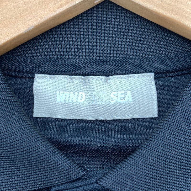【中古品】【メンズ】 WINDANDSEA WDS-0-ESSA-24Q4-CS-03 ウィンダンシー 半袖シャツ トップス ブランド 古着 142-260627-gm-05-fuz サイズ：M カラー：ブラック 万代Net店