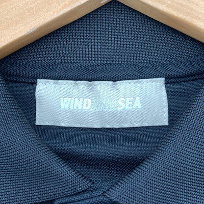 【中古品】【メンズ】 WINDANDSEA WDS-0-ESSA-24Q4-CS-03 ウィンダンシー 半袖シャツ トップス ブランド 古着 142-260627-gm-05-fuz サイズ：M カラー：ブラック 万代Net店