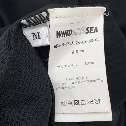 【中古品】【メンズ】 WINDANDSEA WDS-0-ESSA-24Q4-CS-03 ウィンダンシー 半袖シャツ トップス ブランド 古着 142-260627-gm-05-fuz サイズ：M カラー：ブラック 万代Net店