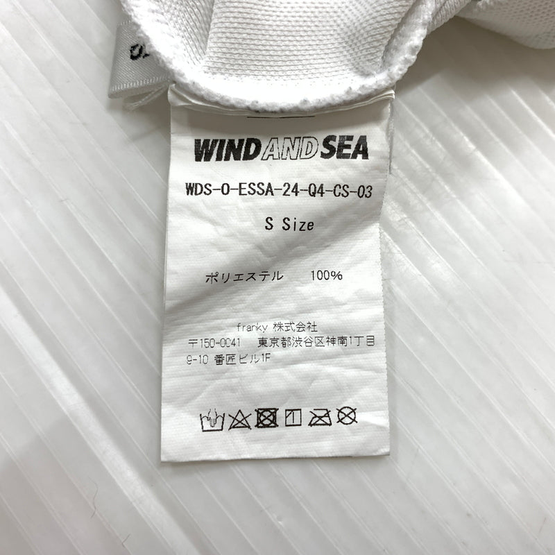 【中古品】【メンズ】 WINDANDSEA ウィンダンシー S/S SHIRT WDS-0-ESSA-24Q4-CS-03 ショート スリーブ シャツ 半袖 トップス 142-260730-sa-11-tei サイズ：S カラー：ホワイト 万代Net店