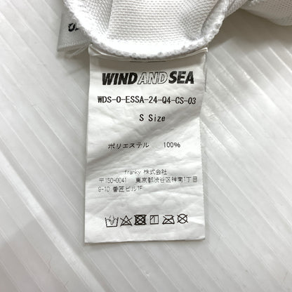 【中古品】【メンズ】 WINDANDSEA ウィンダンシー S/S SHIRT WDS-0-ESSA-24Q4-CS-03 ショート スリーブ シャツ 半袖 トップス 142-260730-sa-11-tei サイズ：S カラー：ホワイト 万代Net店