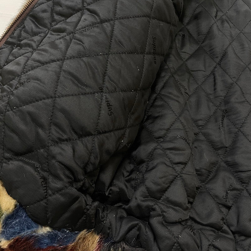 【中古品】【メンズ】 Supreme シュプリーム 22AW MULTICOLOR FAUX FUR BOMBER JACKET マルチカラー フェイクファー ボンバー ジャケット アウター 149-260218-yo-02-tei サイズ：L カラー：マルチ 万代Net店