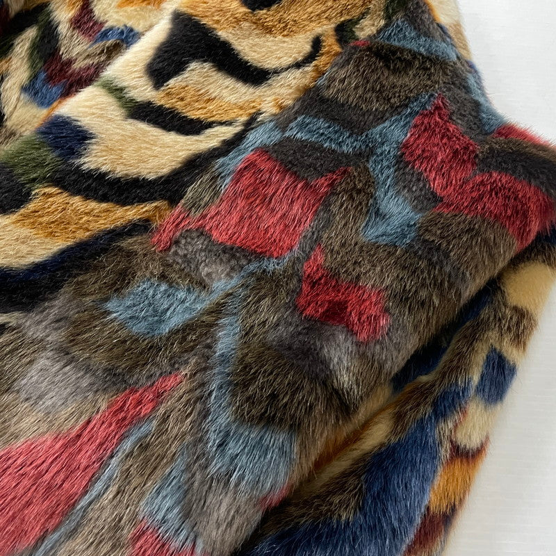 【中古品】【メンズ】 Supreme シュプリーム 22AW MULTICOLOR FAUX FUR BOMBER JACKET マルチカラー フェイクファー ボンバー ジャケット アウター 149-260218-yo-02-tei サイズ：L カラー：マルチ 万代Net店