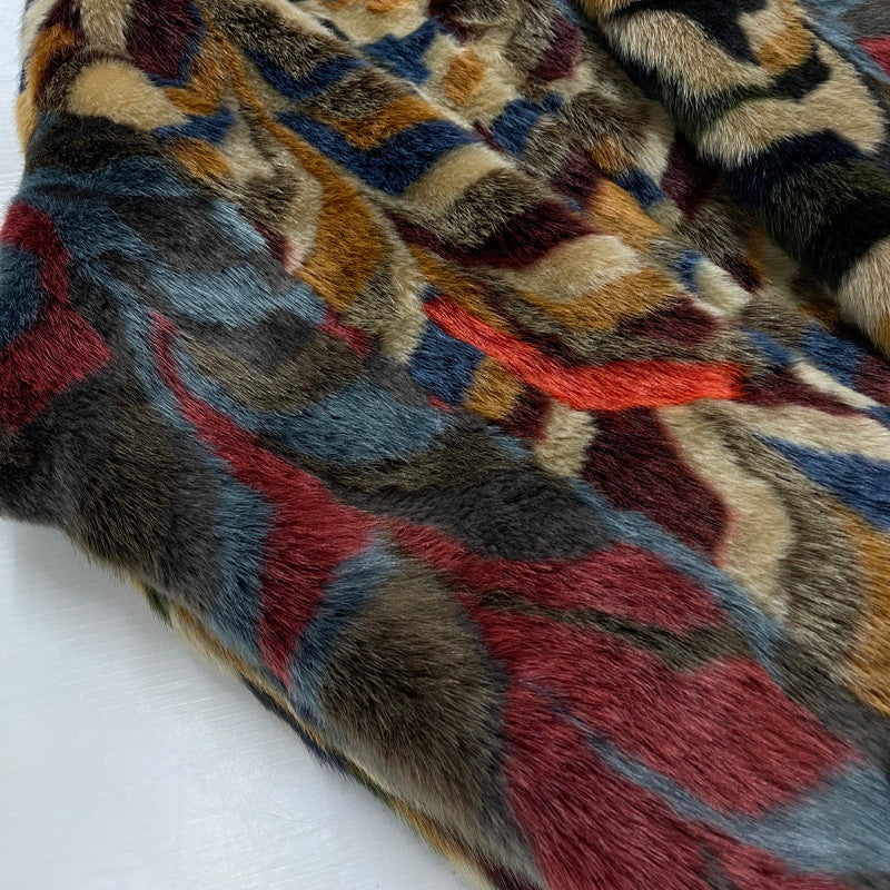 【中古品】【メンズ】 Supreme シュプリーム 22AW MULTICOLOR FAUX FUR BOMBER JACKET マルチカラー フェイクファー ボンバー ジャケット アウター 149-260218-yo-02-tei サイズ：L カラー：マルチ 万代Net店
