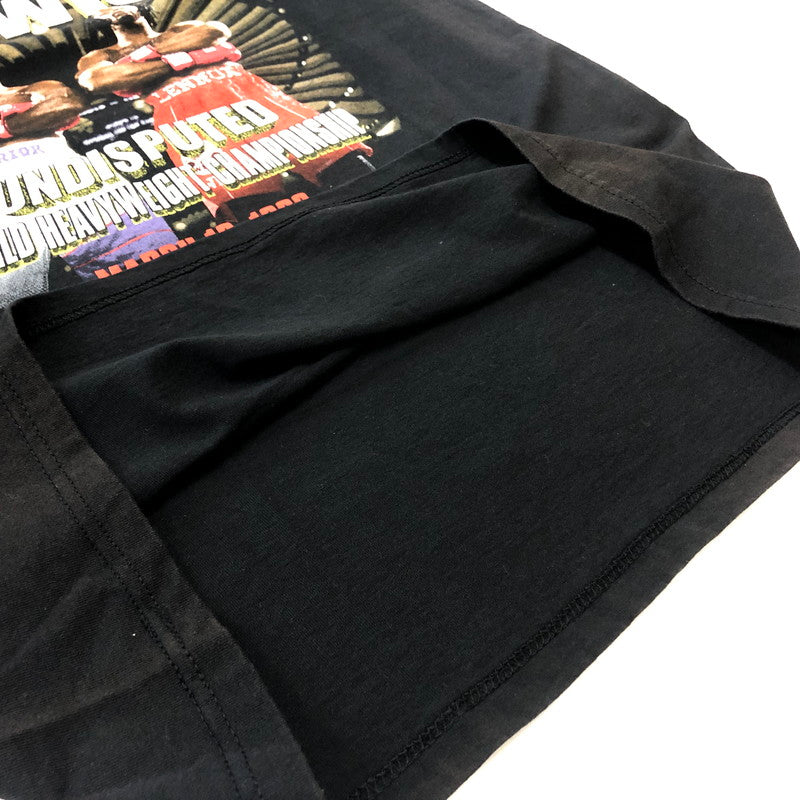 【中古品】【メンズ】 DELTA デルタ 1999 HOLYFIELD VS LEWIS TEE 1999 ホリフィールド 対 ルイス Tシャツ 半袖 トップス 145-260218-ks-05-tei サイズ：L カラー：ブラック 万代Net店