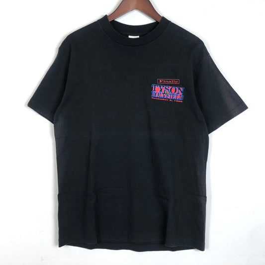 【現状渡し品】【メンズ】 MGM ORAND メトロ・ゴールドウィン・メイヤー グランド 90’s TYSON VS HOLYFIELD TEE 90年代 マイクタイソン 対 ホリフィールド戦 Tシャツ 半袖 トップス USA製 145-260218-ks-04-tei サイズ：M カラー：ブラック 万代Net店