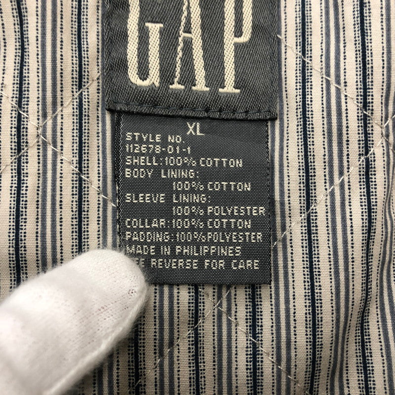 【現状渡し品】【メンズ】 GAP ギャップ 90's CORDUROY COLLAR ZIP JACKET 112678-01 90年代 コーデュロイカラー ジップ ジャケット アウター ブルゾン 147-260218-ks-13-tei サイズ：XL カラー：アイボリー 万代Net店