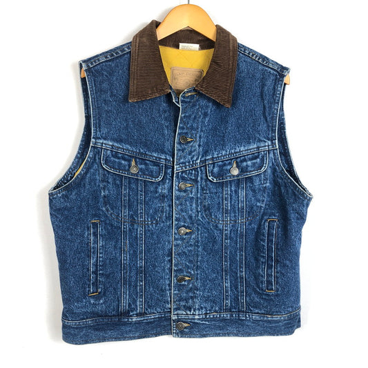 【中古品】【メンズ】 GAP ギャップ 90's DENIM VEST 90年代 デニム ベスト ライトアウター 147-260218-ks-15-tei サイズ：M カラー：インディゴ 万代Net店
