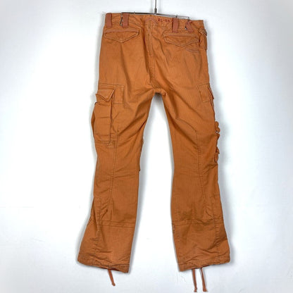 【中古品】【メンズ】 Polo by Ralph Lauren ポロバイラルフローレン 90's CARGO PANTS 90年代 カーゴパンツ ボトムス 158-260218-yo-11-tei サイズ：34/32 カラー：オレンジ 万代Net店