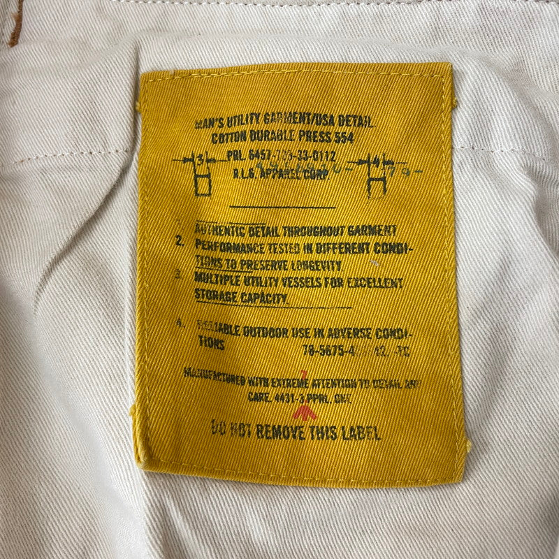 【中古品】【メンズ】 Polo by Ralph Lauren ポロバイラルフローレン 90's CARGO PANTS 90年代 カーゴパンツ ボトムス 158-260218-yo-11-tei サイズ：34/32 カラー：オレンジ 万代Net店