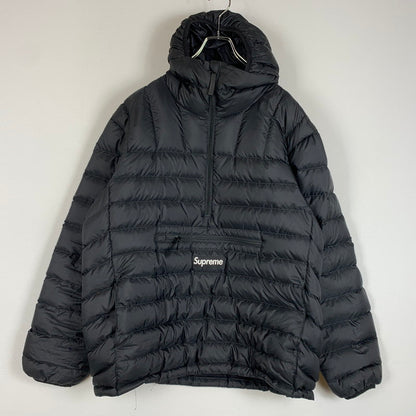 【中古品】【メンズ】 Supreme シュプリーム MICRO DOWN HALF ZIP PULLOVER マイクロダウン ハーフジップ プルオーバー アウター ダウンジャケット 149-260219-ko-08-tei サイズ：M カラー：ブラック 万代Net店