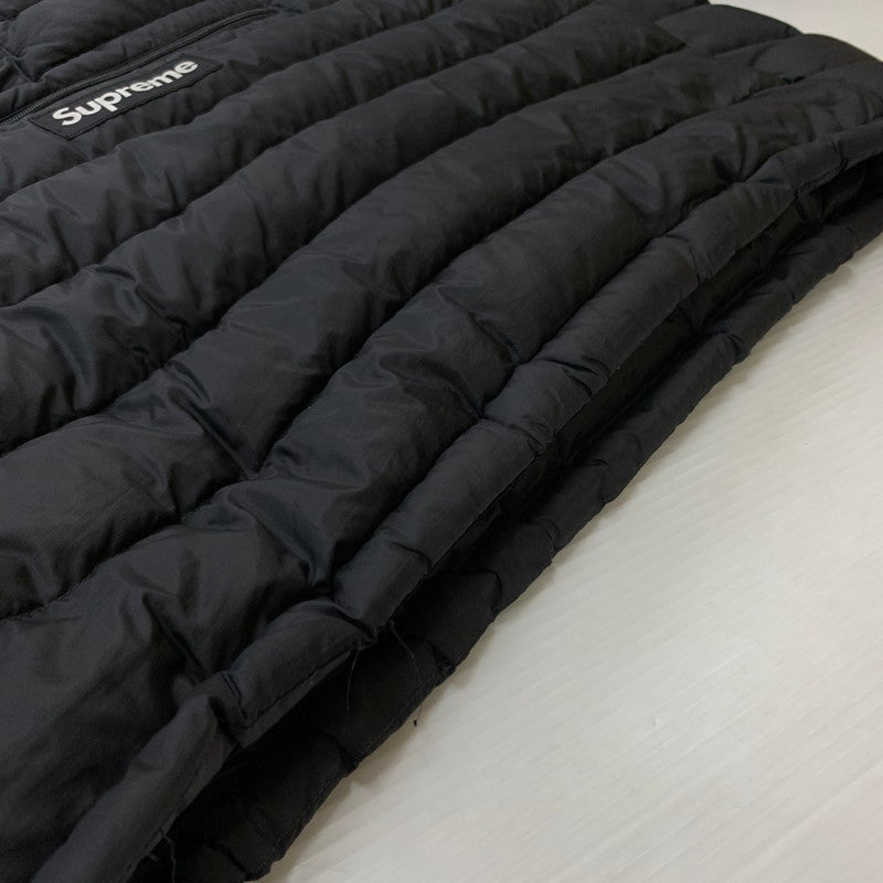 【中古品】【メンズ】 Supreme シュプリーム MICRO DOWN HALF ZIP PULLOVER マイクロダウン ハーフジップ プルオーバー アウター ダウンジャケット 149-260219-ko-08-tei サイズ：M カラー：ブラック 万代Net店