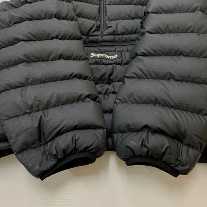【中古品】【メンズ】 Supreme シュプリーム MICRO DOWN HALF ZIP PULLOVER マイクロダウン ハーフジップ プルオーバー アウター ダウンジャケット 149-260219-ko-08-tei サイズ：M カラー：ブラック 万代Net店