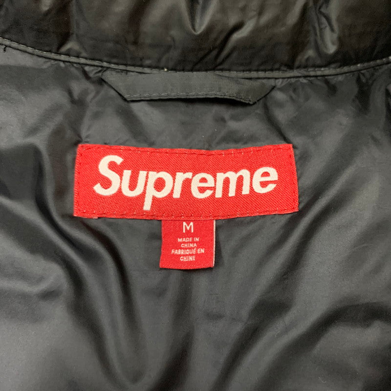 【中古品】【メンズ】 Supreme シュプリーム MICRO DOWN HALF ZIP PULLOVER マイクロダウン ハーフジップ プルオーバー アウター ダウンジャケット 149-260219-ko-08-tei サイズ：M カラー：ブラック 万代Net店