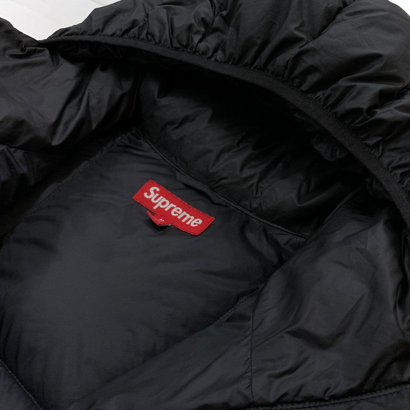【中古品】【メンズ】 Supreme シュプリーム MICRO DOWN HALF ZIP PULLOVER マイクロダウン ハーフジップ プルオーバー アウター ダウンジャケット 149-260219-ko-08-tei サイズ：M カラー：ブラック 万代Net店