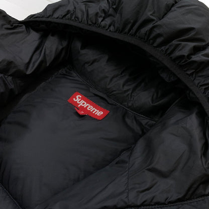 【中古品】【メンズ】 Supreme シュプリーム MICRO DOWN HALF ZIP PULLOVER マイクロダウン ハーフジップ プルオーバー アウター ダウンジャケット 149-260219-ko-08-tei サイズ：M カラー：ブラック 万代Net店