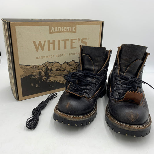 【中古品】【メンズ】 NORTH WEST HORWEEN BLACK WAX FLESH BOOTS 350NWLTT-V ノースウェスト ホーウィンブラック ワックスフレッシュ ブーツ 靴 164-260219-ko-09-fuzh カラー：ブラック 万代Net店