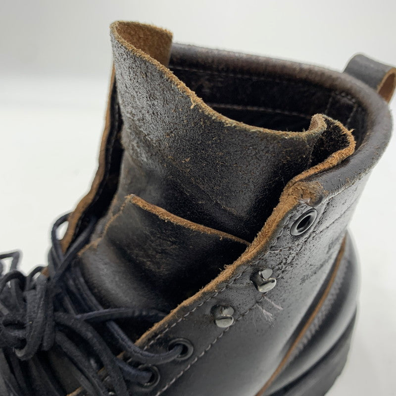 【中古品】【メンズ】 NORTH WEST HORWEEN BLACK WAX FLESH BOOTS 350NWLTT-V ノースウェスト ホーウィンブラック ワックスフレッシュ ブーツ 靴 164-260219-ko-09-fuzh カラー：ブラック 万代Net店