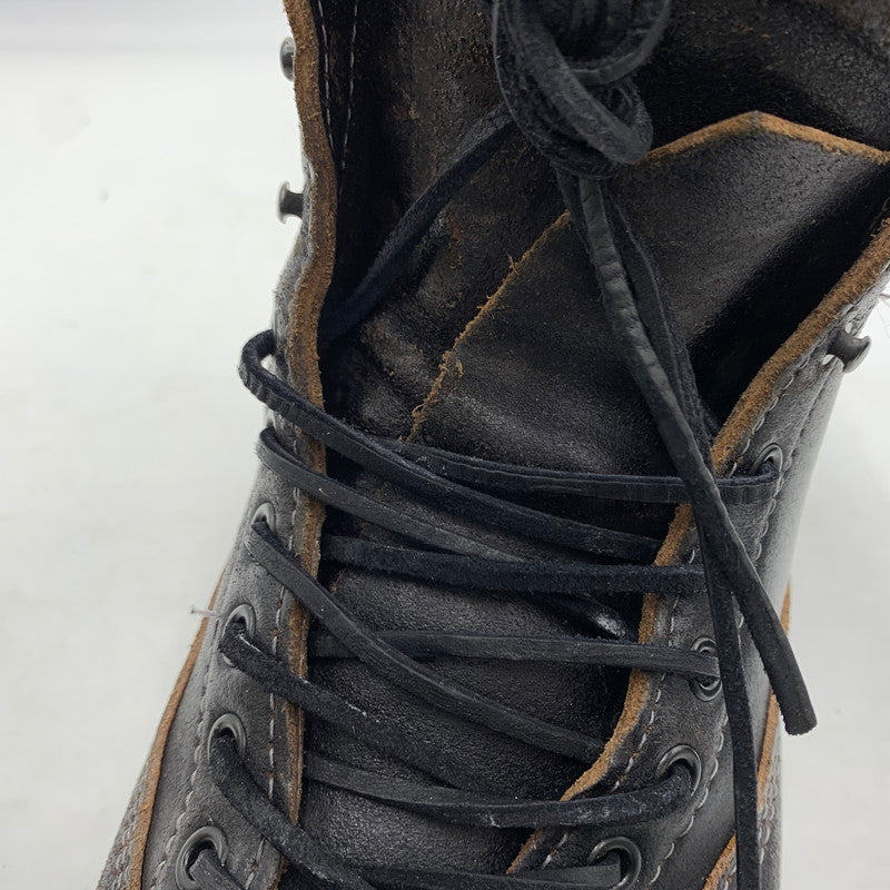 【中古品】【メンズ】 NORTH WEST HORWEEN BLACK WAX FLESH BOOTS 350NWLTT-V ノースウェスト ホーウィンブラック ワックスフレッシュ ブーツ 靴 164-260219-ko-09-fuzh カラー：ブラック 万代Net店