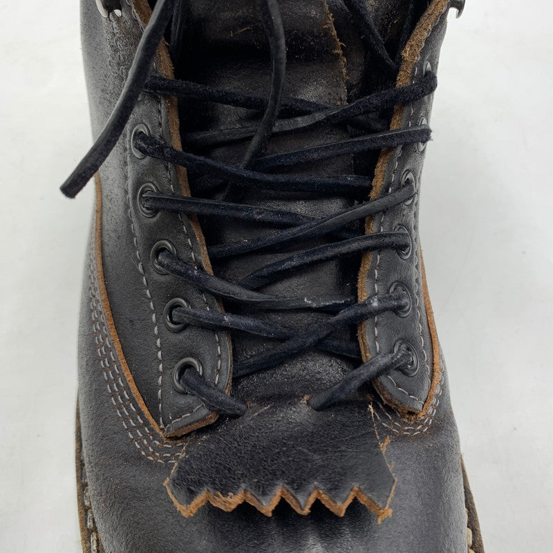 【中古品】【メンズ】 NORTH WEST HORWEEN BLACK WAX FLESH BOOTS 350NWLTT-V ノースウェスト ホーウィンブラック ワックスフレッシュ ブーツ 靴 164-260219-ko-09-fuzh カラー：ブラック 万代Net店