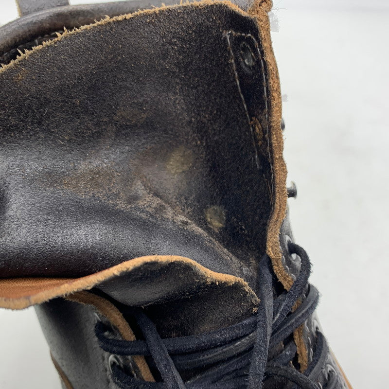 【中古品】【メンズ】 NORTH WEST HORWEEN BLACK WAX FLESH BOOTS 350NWLTT-V ノースウェスト ホーウィンブラック ワックスフレッシュ ブーツ 靴 164-260219-ko-09-fuzh カラー：ブラック 万代Net店