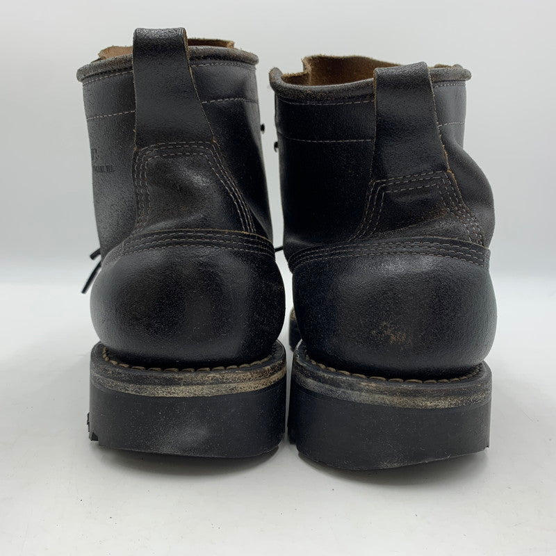 【中古品】【メンズ】 NORTH WEST HORWEEN BLACK WAX FLESH BOOTS 350NWLTT-V ノースウェスト ホーウィンブラック ワックスフレッシュ ブーツ 靴 164-260219-ko-09-fuzh カラー：ブラック 万代Net店