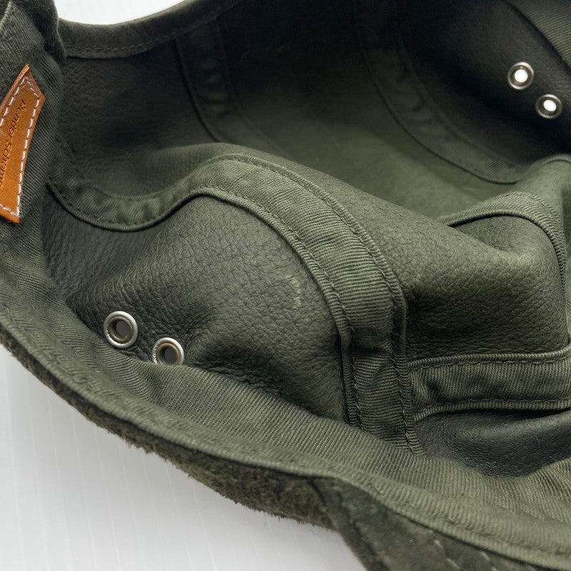 【中古品】【メンズ】 Hender Scheme エンダースキーマ PIG JET CAP DEEP GREEN ピッグジェット キャップ 帽子 ピッグスエード 185-260809-ko-03-tei カラー：ディープグリーン 万代Net店