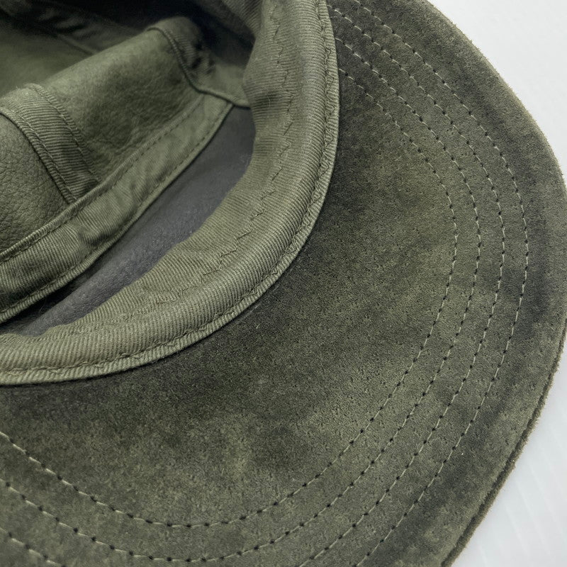 【中古品】【メンズ】 Hender Scheme エンダースキーマ PIG JET CAP DEEP GREEN ピッグジェット キャップ 帽子 ピッグスエード 185-260809-ko-03-tei カラー：ディープグリーン 万代Net店
