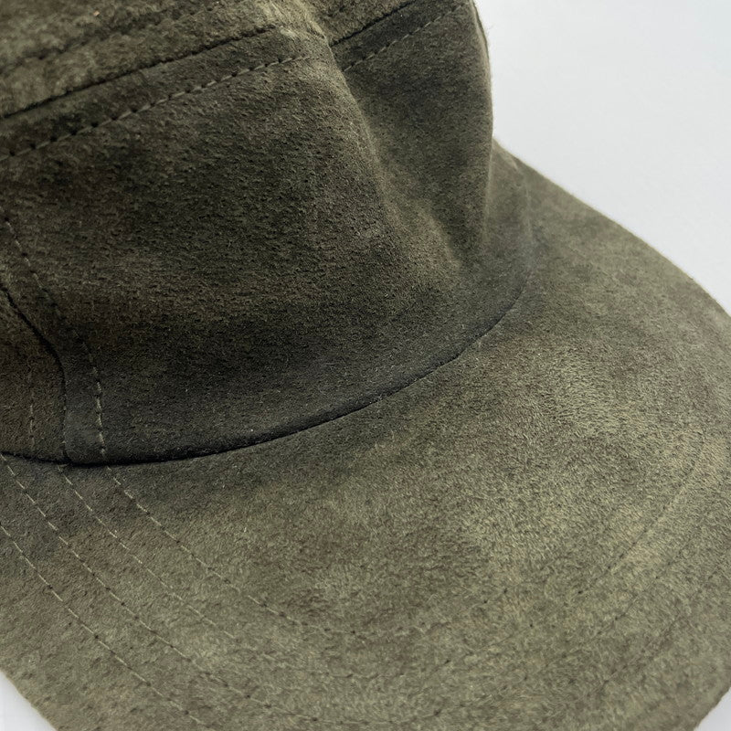 【中古品】【メンズ】 Hender Scheme エンダースキーマ PIG JET CAP DEEP GREEN ピッグジェット キャップ 帽子 ピッグスエード 185-260809-ko-03-tei カラー：ディープグリーン 万代Net店