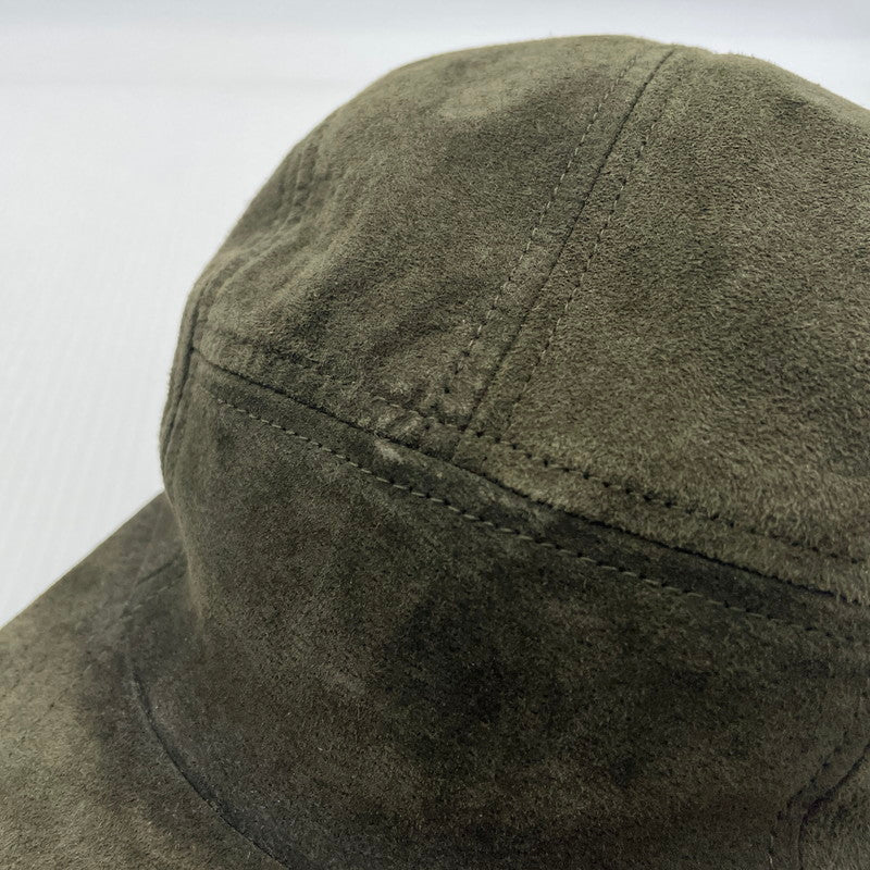 【中古品】【メンズ】 Hender Scheme エンダースキーマ PIG JET CAP DEEP GREEN ピッグジェット キャップ 帽子 ピッグスエード 185-260809-ko-03-tei カラー：ディープグリーン 万代Net店