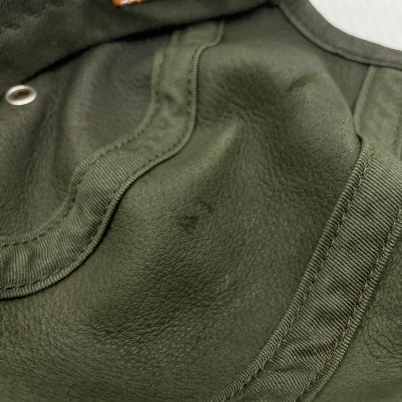 【中古品】【メンズ】 Hender Scheme エンダースキーマ PIG JET CAP DEEP GREEN ピッグジェット キャップ 帽子 ピッグスエード 185-260809-ko-03-tei カラー：ディープグリーン 万代Net店