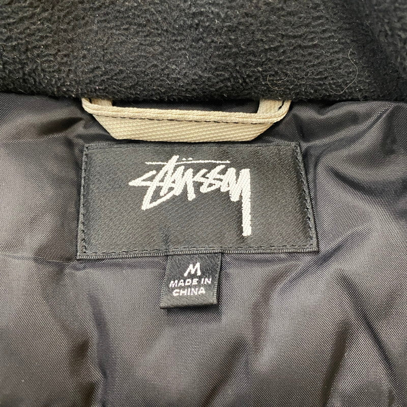 【中古品】【メンズ】 STUSSY ステューシー INSULATED BUILT JACKET 115883 インサレーテッド ビルト ジャケット アウター ブルゾン 142-260221-ko-16-tei サイズ：M カラー：サンド 万代Net店